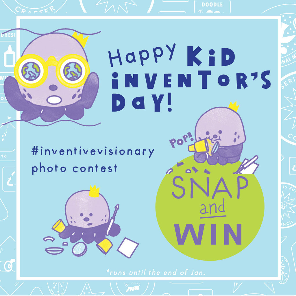 Happy Kid Inventor's Day: Snap and Win Oli's Boxship